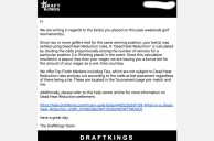 DraftKings Accidentally Emails Bettors About Golf Bets They Didn’t Place